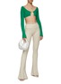 Figure View - Click To Enlarge - JACQUEMUS - ‘Tangelo' wool blend flared pants