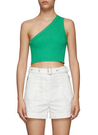 Main View - Click To Enlarge - JACQUEMUS - ‘Ascu' backless one-shoulder crop top