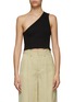 JACQUEMUS - ‘Ascu' backless one-shoulder crop top