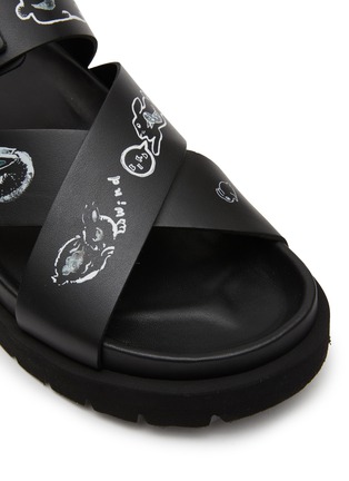 Detail View - Click To Enlarge - PIERRE HARDY - x Shinsuke Kawahara 'usagi' leather sandals