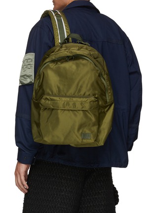 Figure View - Click To Enlarge - SACAI - Classic Front Pocket Nylon Backpack