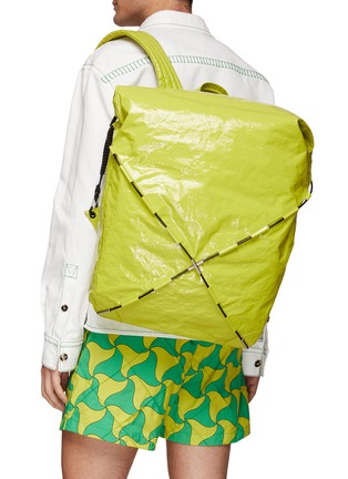 Figure View - Click To Enlarge - BOTTEGA VENETA - ‘Tent' zipped top medium nylon backpack