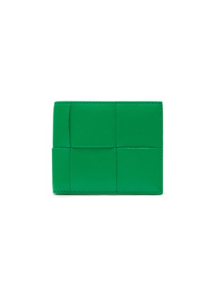 Main View - Click To Enlarge - BOTTEGA VENETA - Oversize Intrecciato Leather Bifold Wallet