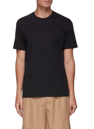 Main View - Click To Enlarge - JIL SANDER - Classic Short Sleeve Cotton Jersey T-Shirt