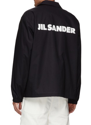 Back View - Click To Enlarge - JIL SANDER - Logo print back coach jacket