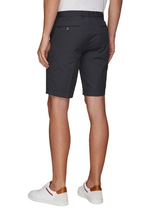 Back View - Click To Enlarge - PT TORINO - SLIM FIT FLAT FRONT SUPERLIGHT STRETCH POP SHORTS