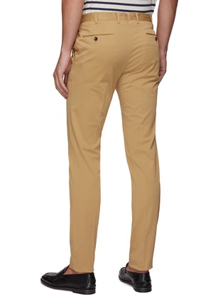 Back View - Click To Enlarge - PT TORINO - Slim fit cotton twill chino pants