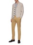 Figure View - Click To Enlarge - PT TORINO - Slim fit cotton twill chino pants