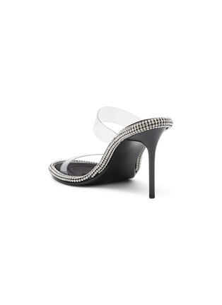  - ALEXANDER WANG - Nova' Crystal Embellished Welt PVC Heeled Sandals
