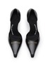 Detail View - Click To Enlarge - ALEXANDER WANG - ‘Viola' point toe leather d'Orsay pumps