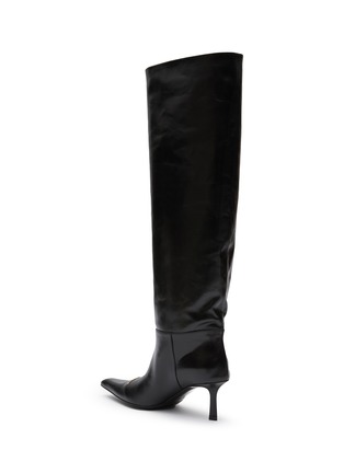  - ALEXANDER WANG - ‘Viola' point toe high slouchy leather boots