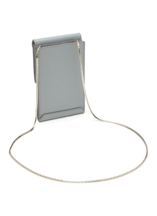 Detail View - Click To Enlarge - BOYY - Oversize buckle leather phone pouch