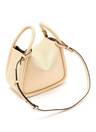 Detail View - Click To Enlarge - BOYY - ‘Wonton 25' top handle leather dumpling bag
