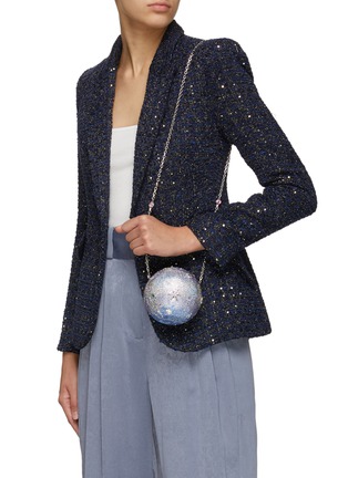 Figure View - Click To Enlarge - JUDITH LEIBER - Rhinestone Embellished Snowglobe Clutch