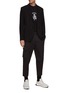 Figure View - Click To Enlarge - NEIL BARRETT - FLAT FRONT SKINNY COTTON CARGO PANTS