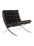 Main View - Click To Enlarge - KNOLL - VENEZIA BLACK LEATHER BARCELONA RELAX CHAIR