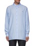 Main View - Click To Enlarge - ACNE STUDIOS - Logo embroidered oxford shirt