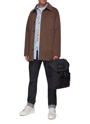 Figure View - Click To Enlarge - ACNE STUDIOS - Patch pocket double faced shirt jacket