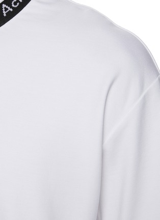 - ACNE STUDIOS - Logo Jacquard Ribbed Collar T-Shirt