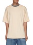 Main View - Click To Enlarge - ACNE STUDIOS - Logo Jacquard Ribbed Collar T-Shirt