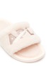 Detail View - Click To Enlarge - ATHLETIC PROPULSION LABS - BIG LOGO SHEARLING SLIDES