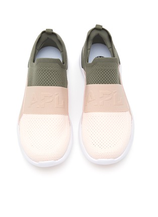 Detail View - Click To Enlarge - ATHLETIC PROPULSION LABS - TECHLOOM BLISS' ELASTIC BAND LOW TOP SNEAKERS