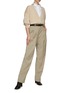 Figure View - Click To Enlarge - BRUNELLO CUCINELLI - Panelled Mock Neck Cashmere Knit Cardigan