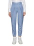 Main View - Click To Enlarge - BRUNELLO CUCINELLI - ELASTIC CUFF TAILORED LINEN PANTS
