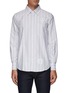 Main View - Click To Enlarge - THOM BROWNE  - Flower Patch Striped Shirt