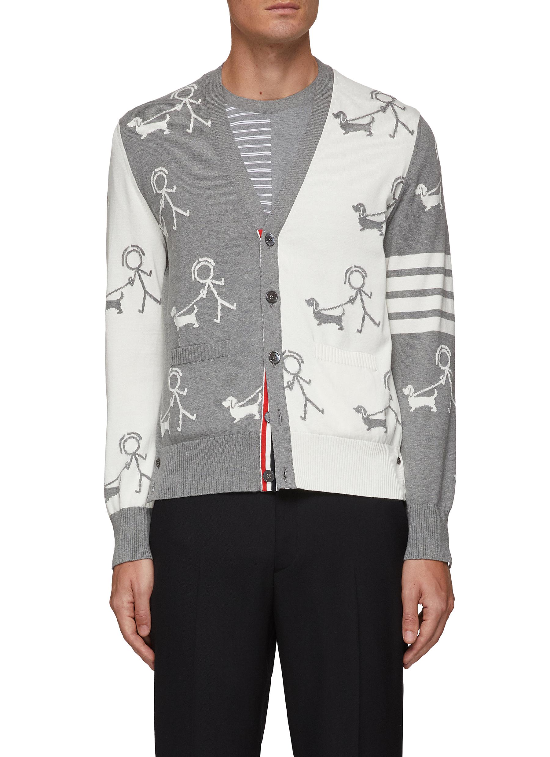 thom browne cotton cardigan