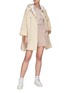 Figure View - Click To Enlarge - BRUNELLO CUCINELLI - Front Pleat Linen Cotton Blend Shorts