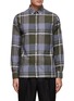 Main View - Click To Enlarge - OFFICINE GÉNÉRALE - ‘ARSENE’ CHEST POCKET CHECKED BUTTON DOWN SHIRT