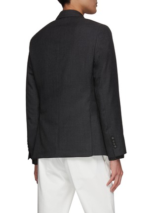 Back View - Click To Enlarge - OFFICINE GÉNÉRALE - SINGLE BREASTED NOTCH LAPEL WOOL BLAZER