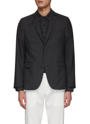 Main View - Click To Enlarge - OFFICINE GÉNÉRALE - SINGLE BREASTED NOTCH LAPEL WOOL BLAZER