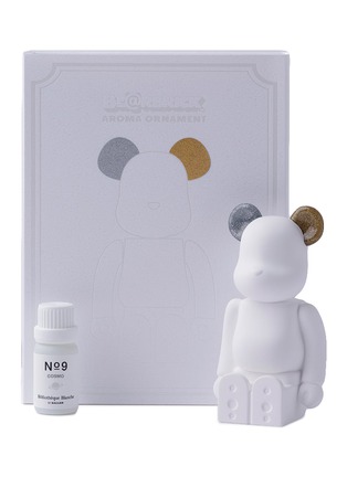 Detail View - Click To Enlarge - BALLON - X BIBLIOTHÈQUE BLANCHE BE@RBRICK AROMA ORNAMENT NO. 9 GALAXY — SILVER/GOLD