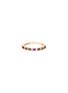 SUZANNE KALAN - Halfway' Rainbow Sapphire 18k Rose Gold Ring