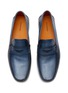 Detail View - Click To Enlarge - MAGNANNI - Nautical Leather Penny Loafers