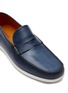 Detail View - Click To Enlarge - MAGNANNI - Nautical Leather Penny Loafers
