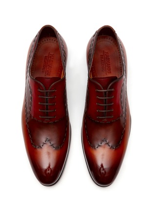 Detail View - Click To Enlarge - MAGNANNI - Stitched Detail Leather Oxford