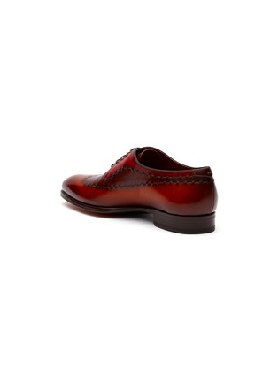  - MAGNANNI - Stitched Detail Leather Oxford