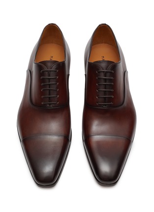 Detail View - Click To Enlarge - MAGNANNI - Panelled Leather Oxfords