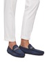 MAGNANNI - Two Toned Colour Band Suede Driver Loafers