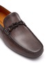 Detail View - Click To Enlarge - MAGNANNI - Braided Band Leather Driver Loafers