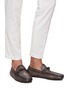 Figure View - Click To Enlarge - MAGNANNI - Braided Band Leather Driver Loafers