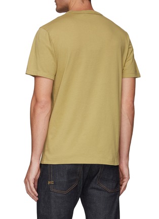 Back View - Click To Enlarge - MAISON KITSUNÉ - Chillax Fox' Patch Classic T-Shirt