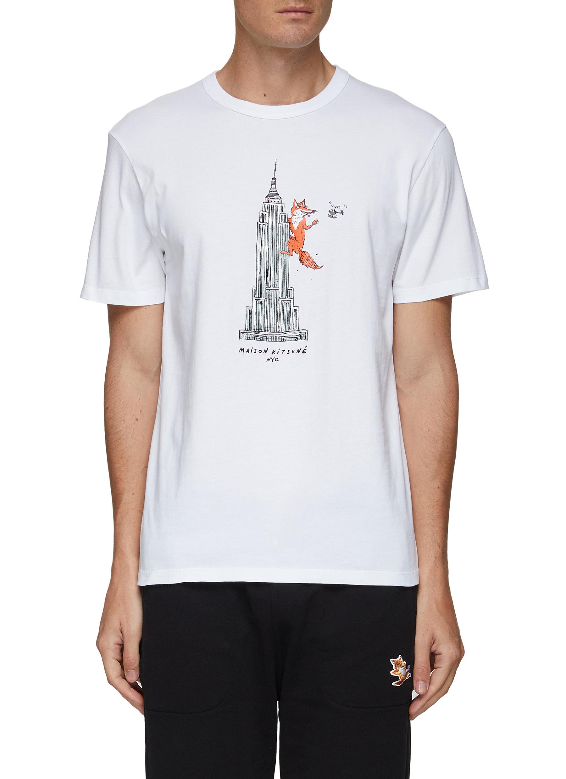 Empire fox graphic print t-shirt