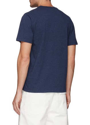 Back View - Click To Enlarge - MAISON KITSUNÉ - ‘Double Fox Head' Patch Classic T-Shirt