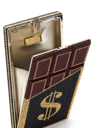 Detail View - Click To Enlarge - JUDITH LEIBER - Candy Bar Rich and Delicious' Rhinestone Embellished Clutch