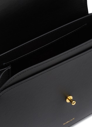 Detail View - Click To Enlarge - NOIRGAZE - Fei' Foldover Leather Top Handle Bag