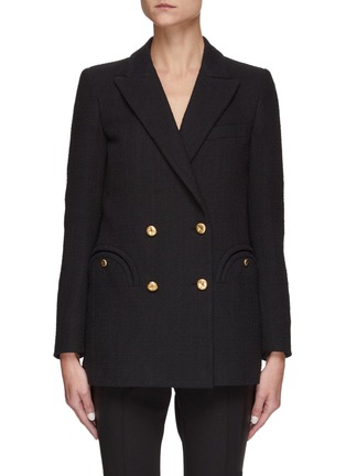 Main View - Click To Enlarge - BLAZÉ MILANO - ‘Missy Black’ Everyday Double Breasted Blazer